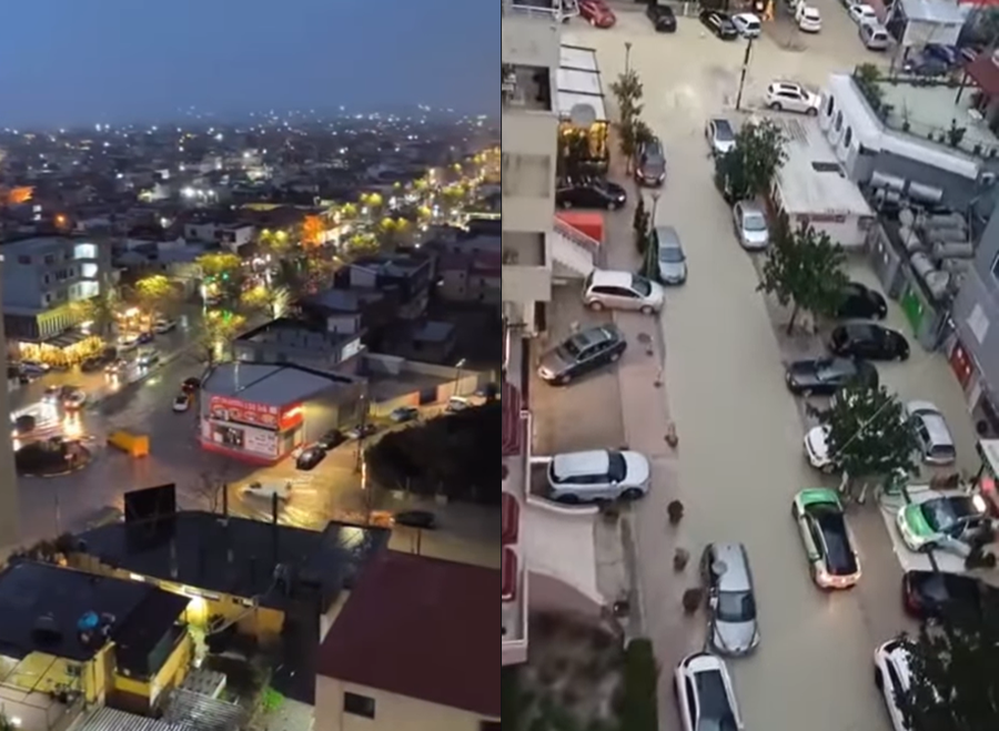 VIDEO/ I njëjti avaz në Durrës, qyteti përmbytet pas