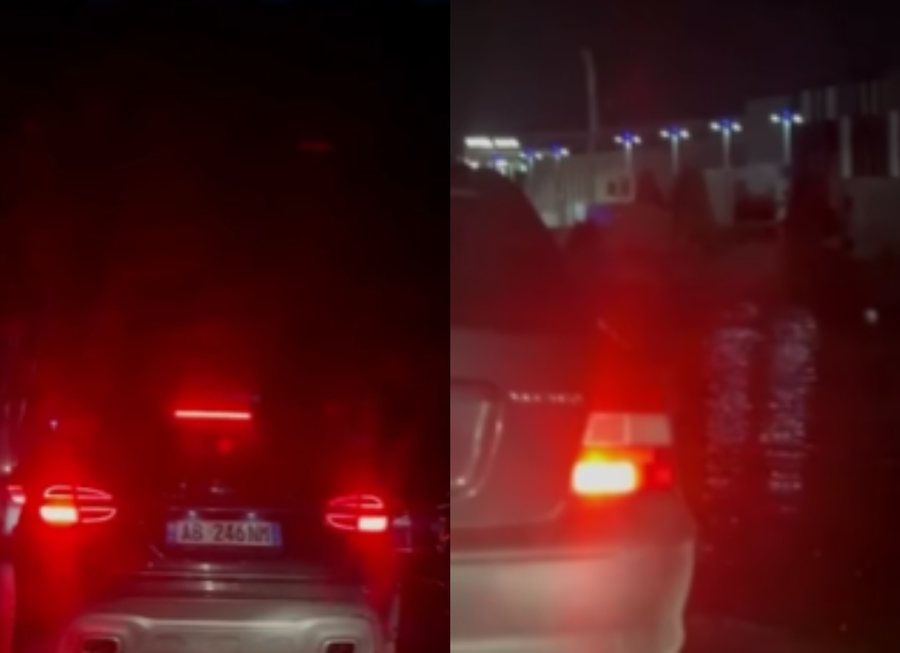 Trafik kilometrik n&euml; autostrad&euml;n Tiran&euml;-Durr&euml;s, shkak