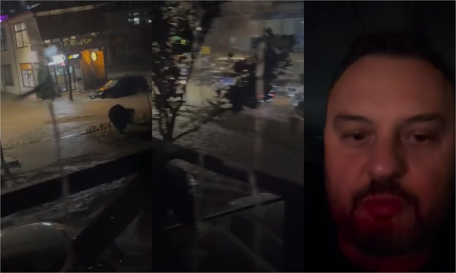 VIDEO/ Rrug&euml;t kthehen n&euml; lumenj n&euml; Gjirokast&euml;r, deputeti