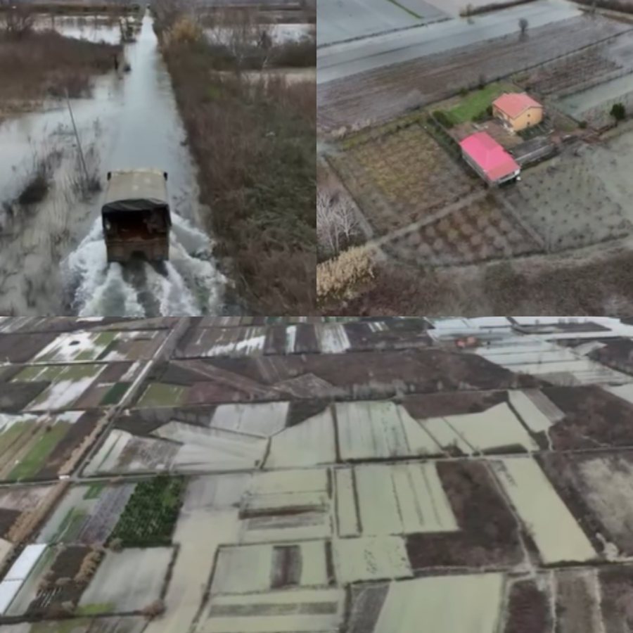 Përmbytet Oboti në Shkodër. 15 familje të bllokuara në