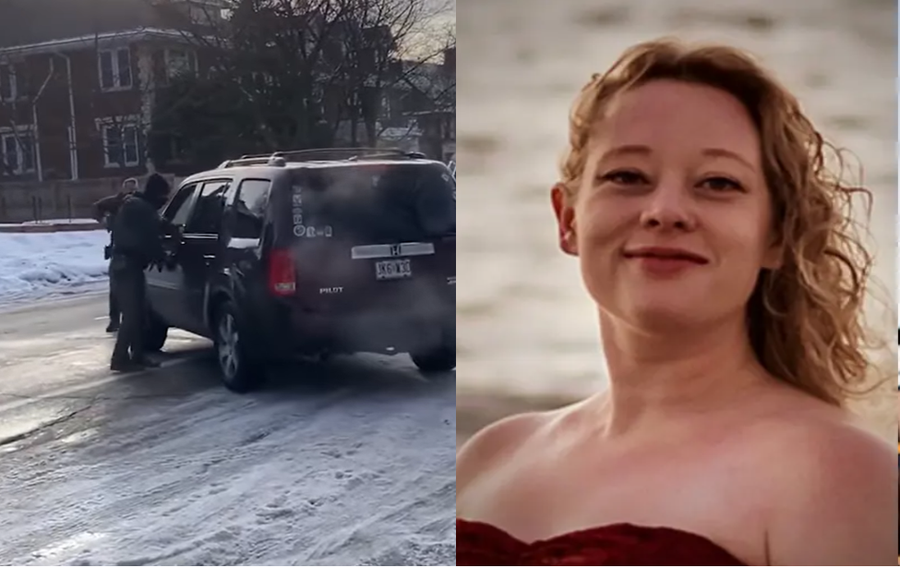 VIDEO/ Publikohen pamjet, momenti kur gruaja n&euml; SHBA vr*tet nga oficeri