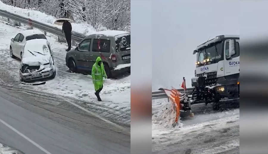 Bor&euml;pastruesja p&euml;rplas 3 automjete n&euml; Rrug&euml;n e Arbrit,