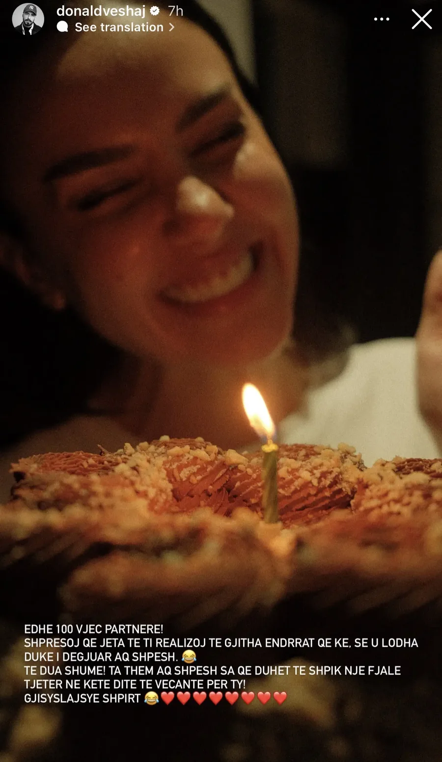 Donaldi emocionon Bor&euml;n p&euml;r dit&euml;lindje: T&euml; dua shum&euml;!