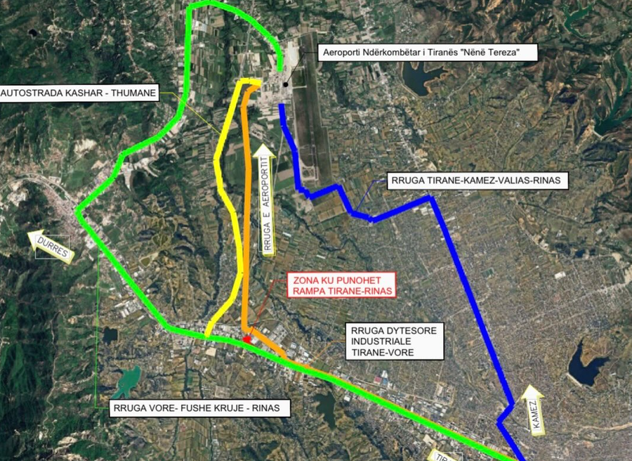 Rruga Tiran&euml;-Rinas bllokohet p&euml;r 2 dit&euml;, ARRSH njofton