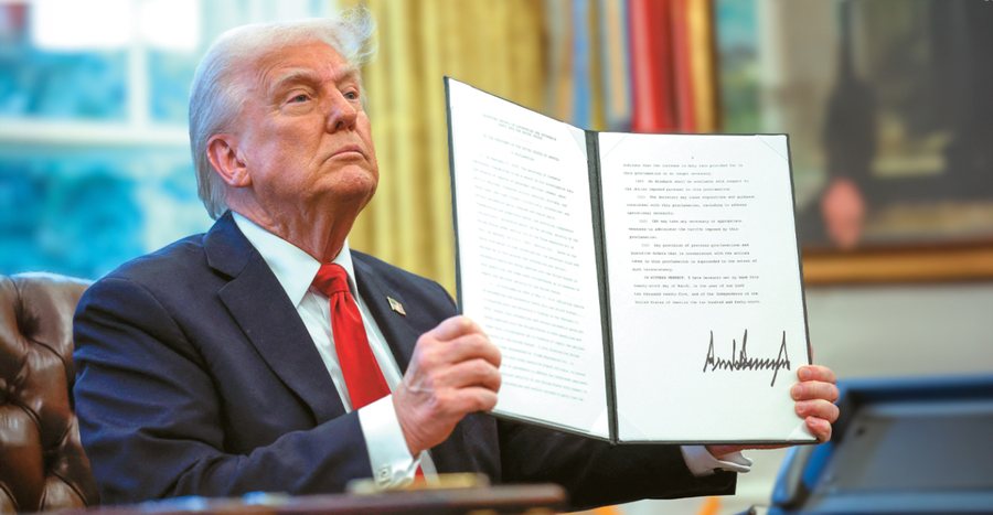 &Ccedil;'k&euml;rkon Trump me tarifat shtes&euml; p&euml;r 8 vende