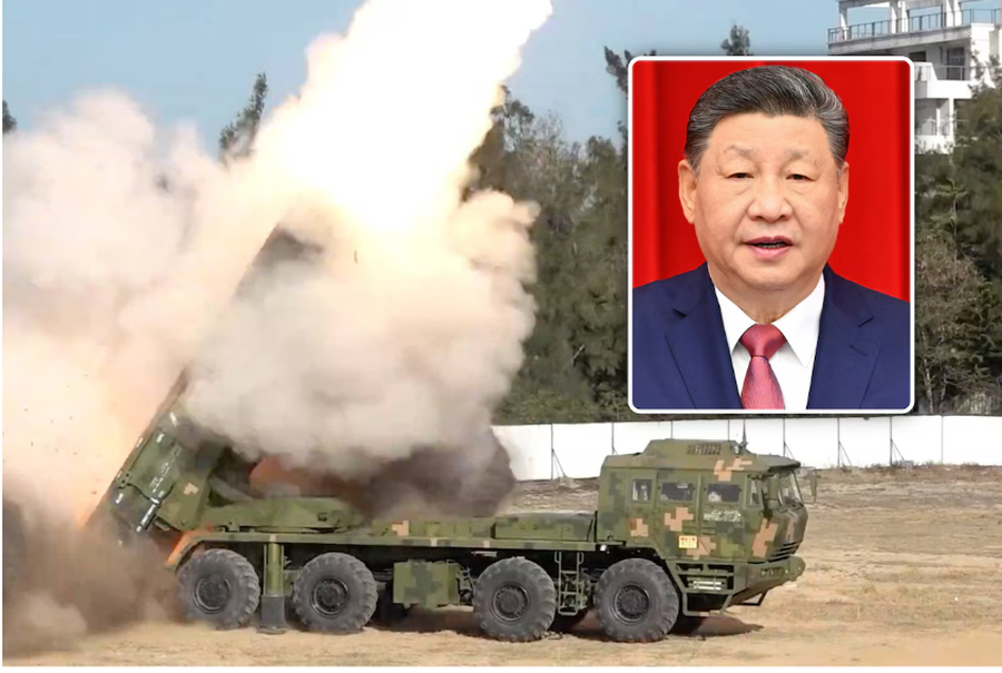 Kina simulon nj&euml; pushtim t&euml; mundsh&euml;m t&euml; Taivanit, e