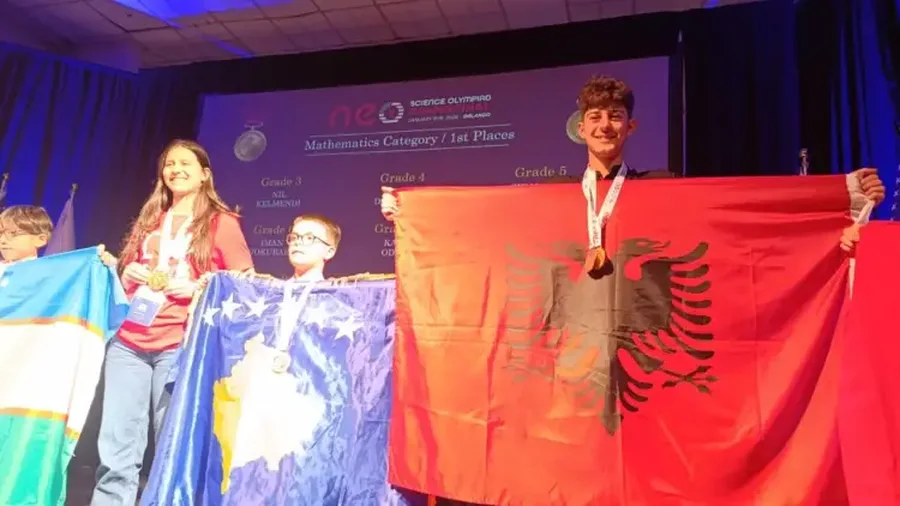 15-vje&ccedil;ari shqiptar nga C&euml;rriku triumfon n&euml; Olimpiad&euml;n