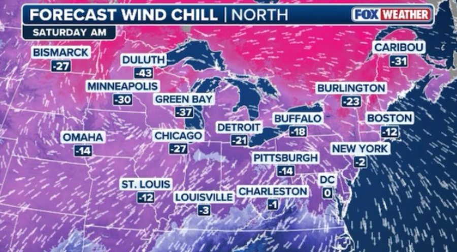 ALARMI / Temperaturat arrijnë në -46°C në SHBA, 220