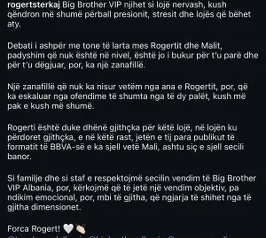 Dy zarfe t&euml; zinj dhe anulimi i televotimit, reagon familja e Rogertit