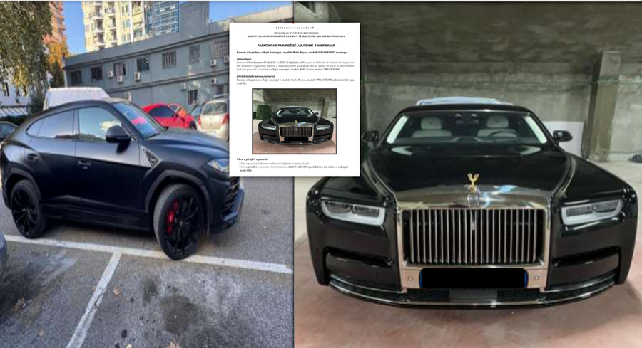 Rolls Royce e Lamborghini me vler&euml; miliona euro, dalin n&euml; shitje