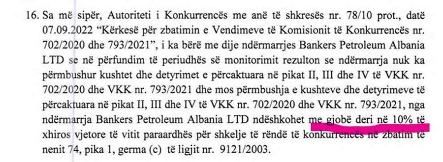 Makutëri deri në palcë/ Si u sabotua ekzekutimi i gjobës 190