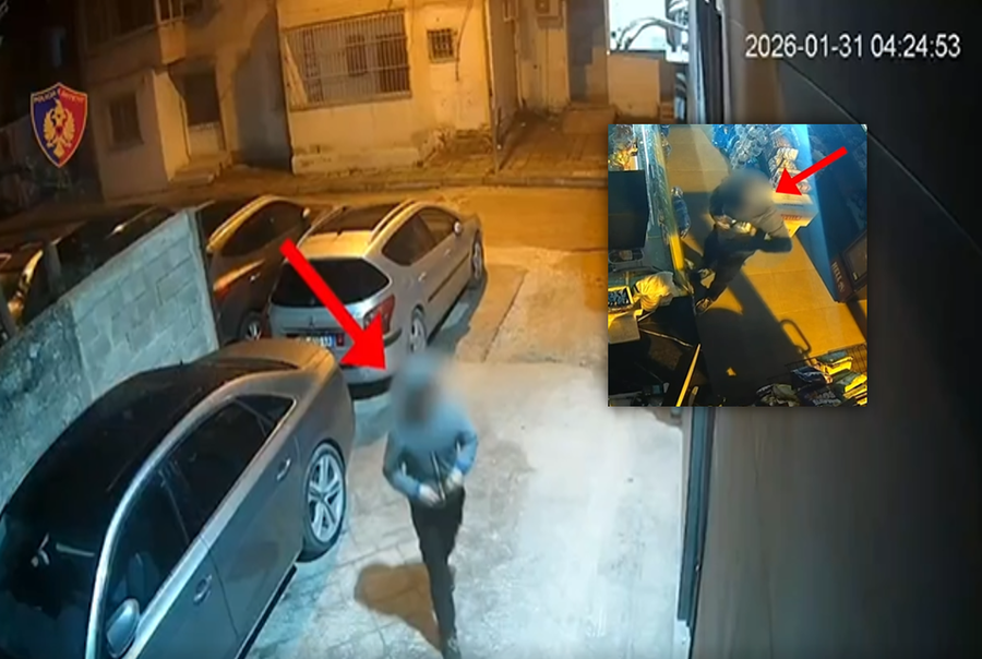 Vodhi steka cigaresh dhe lekë në 2 minimarkete, arrestohet i riu me