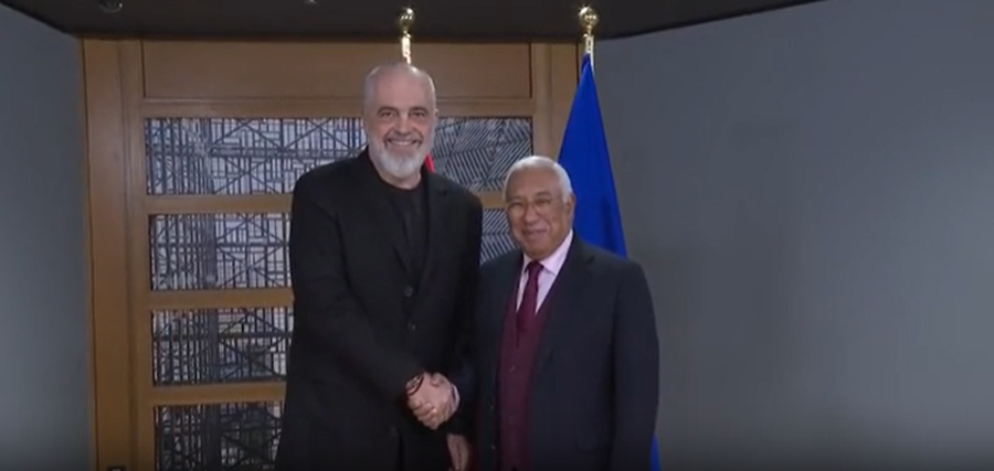 VIDEO/ Edi Rama takohet me Presidentin e K&euml;shillit Europian,