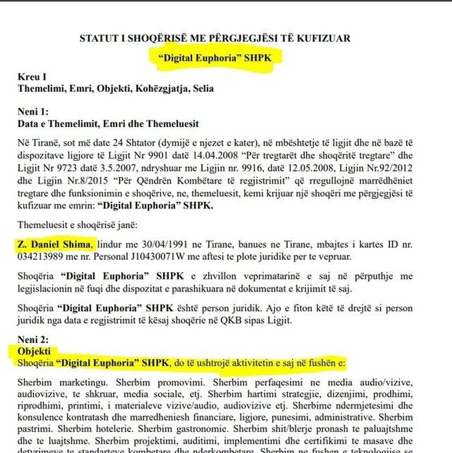 A &euml;sht&euml; ky restoranti 1 milion&euml; euro i Daniel Shim&euml;s n&euml;