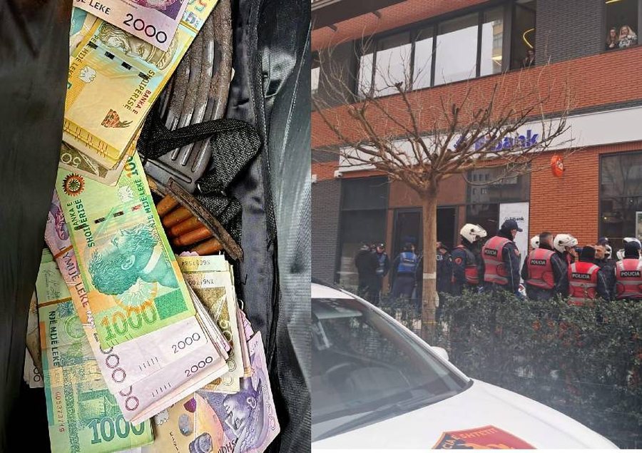 Grabiti i armatosur FiBank, policia zbulon shum&euml;n  e parave q&euml;  u