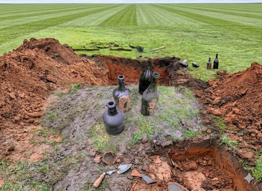 Punëtori zbulon një bodrum me verëra mesjetare nën një