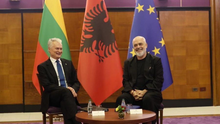 Rama dhe Begaj takim me Presidentin e Lituanis&euml;, n&euml; fokus procesi i