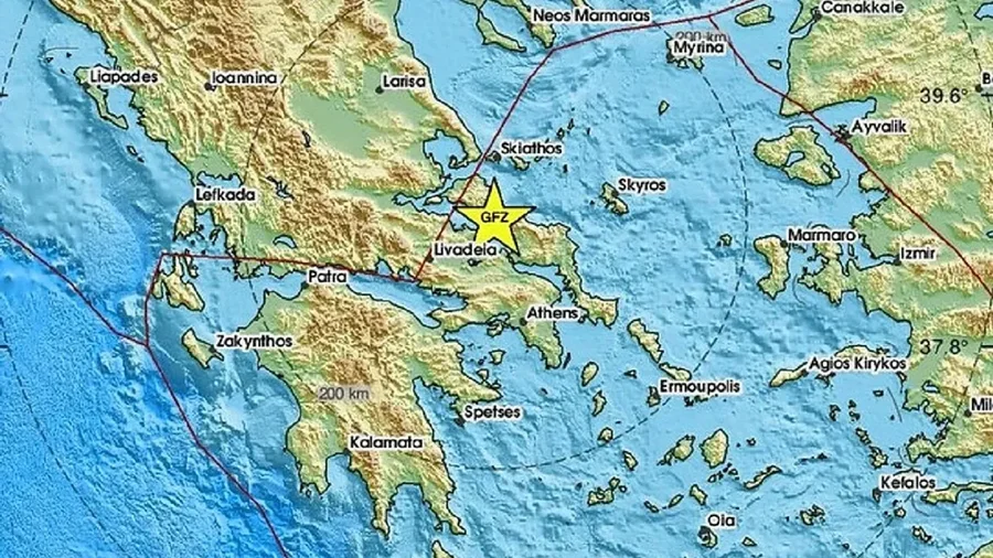 Seri tërmetesh godasin Greqinë, epiqendra ishulli Evia, raportohen
