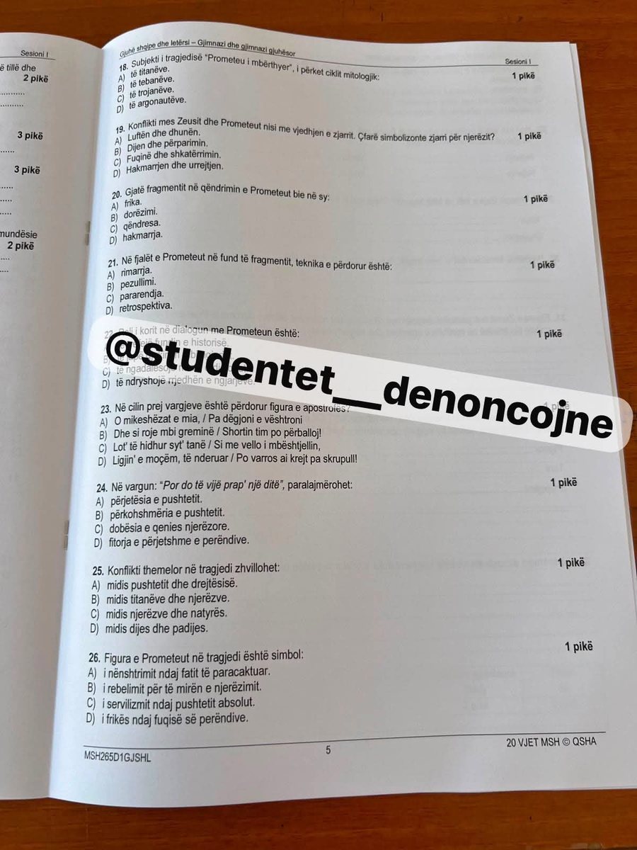 Përsëritet 'avazi' në Maturën Shtetërore,