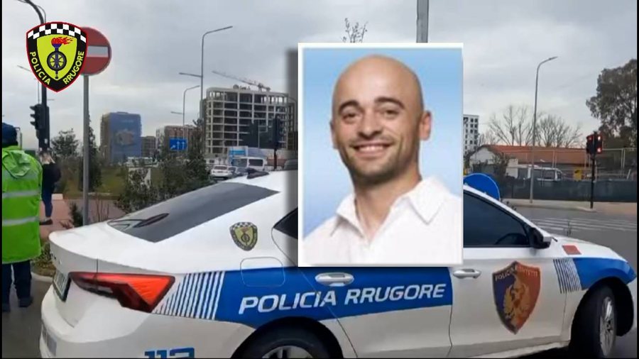 E rëndë në Tiranë, efektiv i Policisë Rrugore i jep