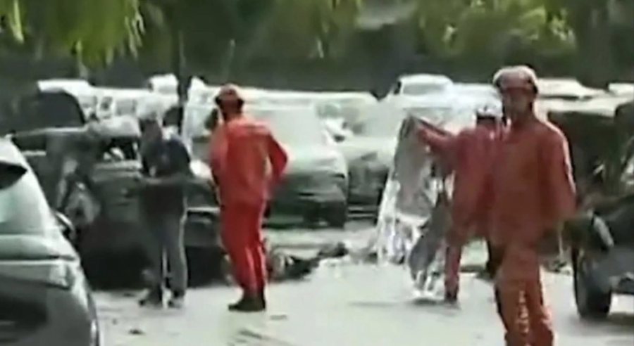 VIDEO/ Aksident ajror n&euml; Brazil, dy helikopter&euml; p&euml;rplasen n&euml;