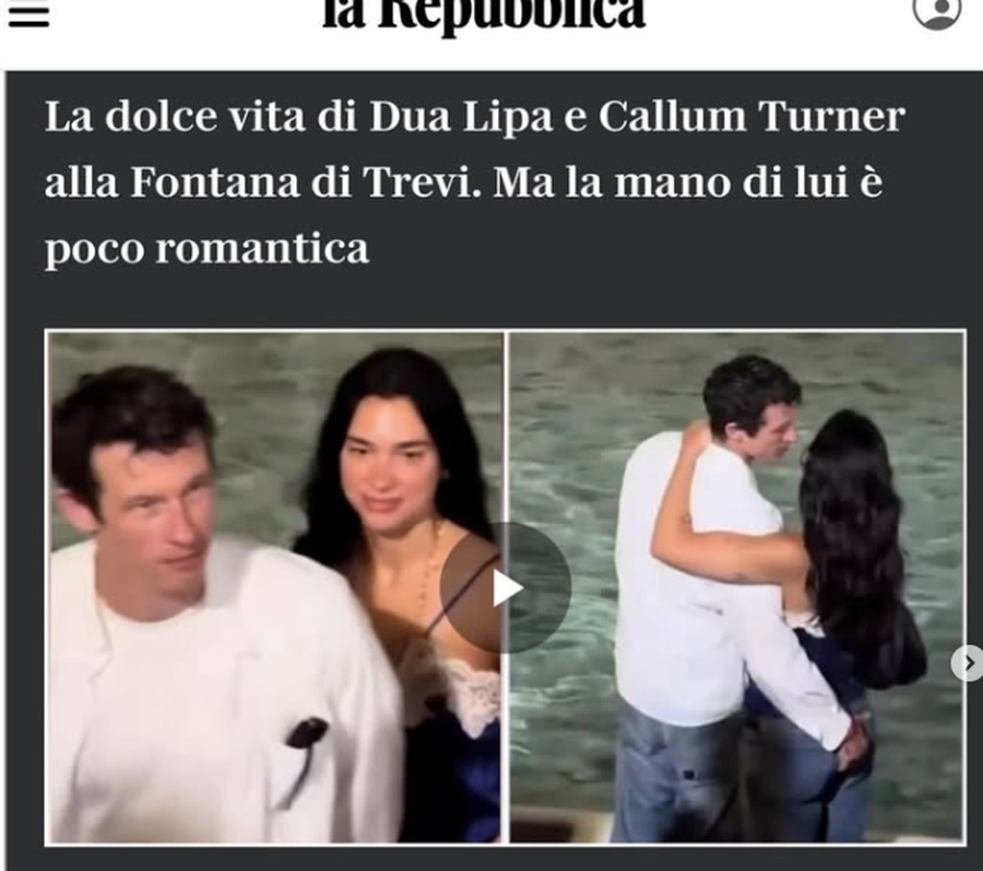 FOTO/ "Dolce Vita" e Dua Lipës dhe Callum Turner në
