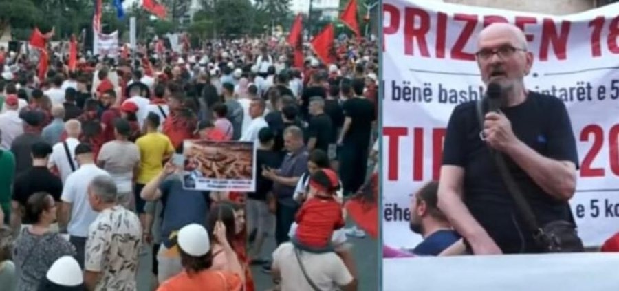 Protesta e 22-t&euml; para Kryeministris&euml;, qytetar&euml;t