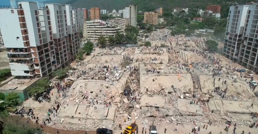 VIDEO/ Dron&euml;t fiksojn&euml; pamje t&euml; pasojave t&euml; t&euml;rmetit