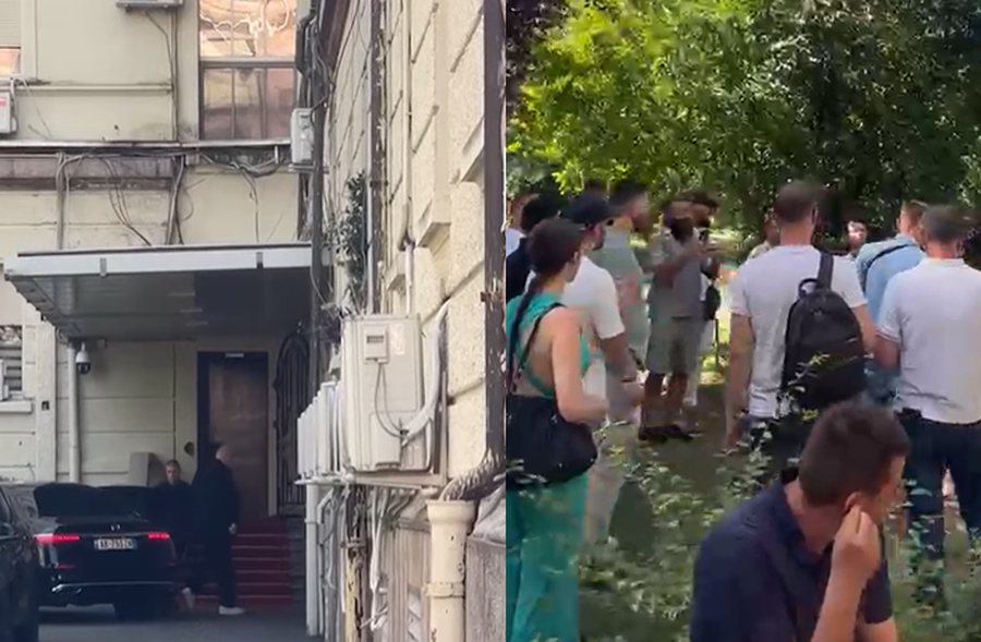 Rama mb&euml;rrin p&euml;r mbledhjen e grupit t&euml; PS, qytetar&euml;t