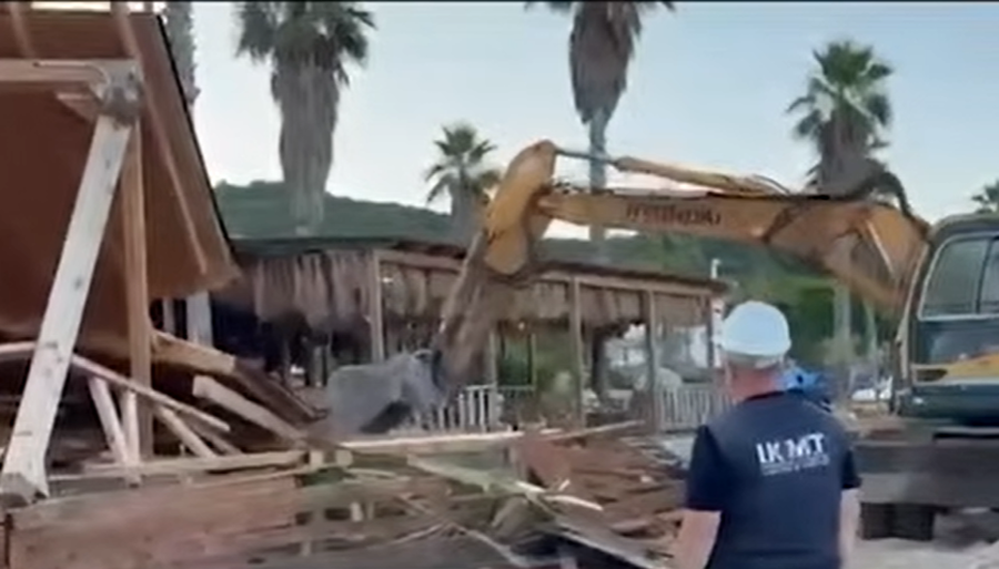 Ishte nd&euml;rtuar pa leje n&euml; vij&euml; bregdetare, IKMT shemb lokalin