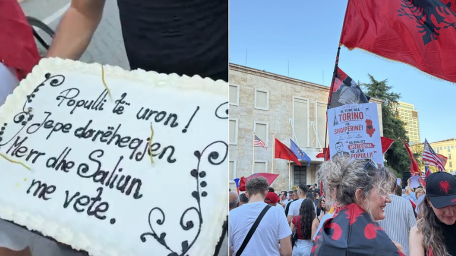 Dit&euml;lindja e Ram&euml;s, protestuesit i urojn&euml; dor&euml;heqjen: Merre