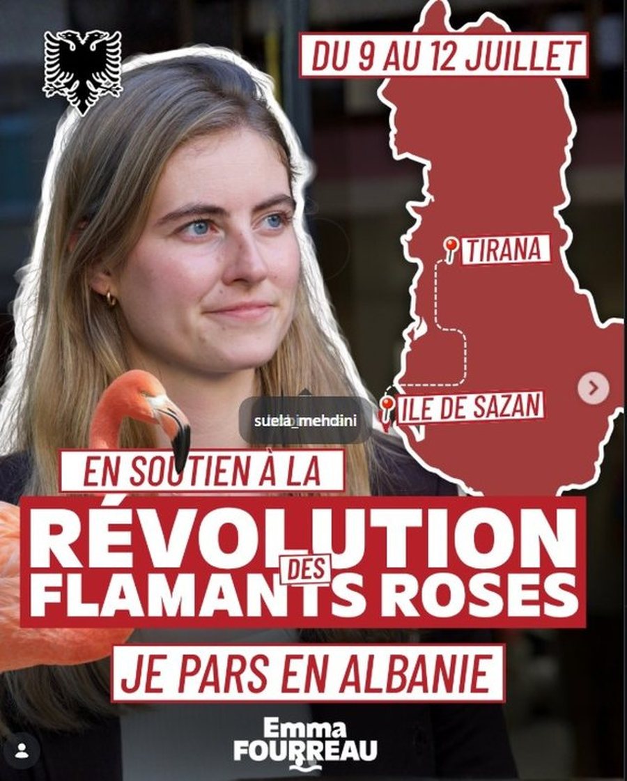Eurodeputetja franceze n&euml; Tiran&euml; n&euml; mb&euml;shtetje t&euml;