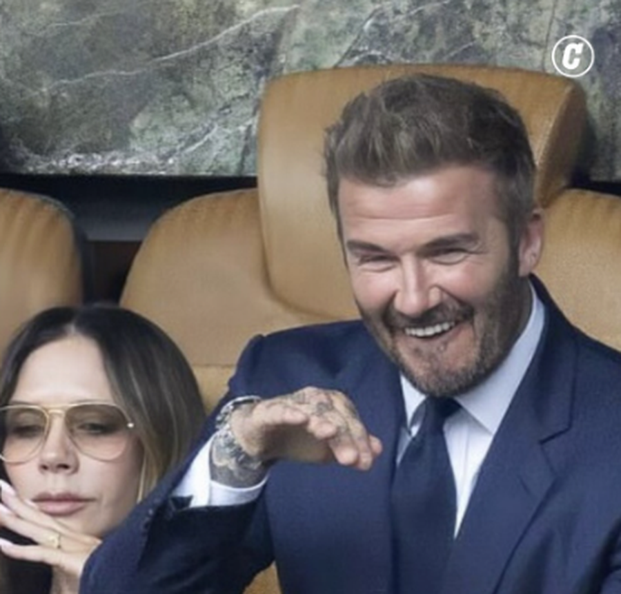 David feston golin e fitores, Victoria e ftohtë/ Fotot e familjes Beckham
