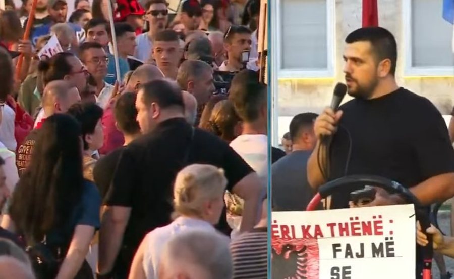 Shfuqizimi i ligjit p&euml;r investimet strategjike, protestuesit para