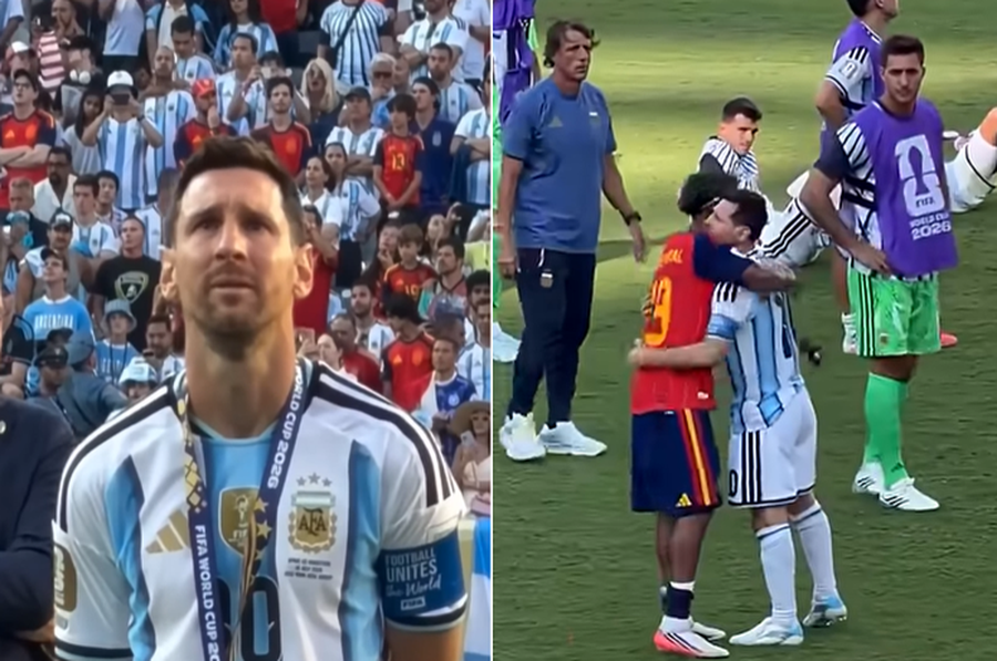 Fundi i epokës së mbretërimit në futboll, Messi në lot,