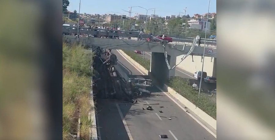 Aksidenti tragjik n&euml; rrethrrotullimin e TEG-ut. Betonierja p&euml;rplaset