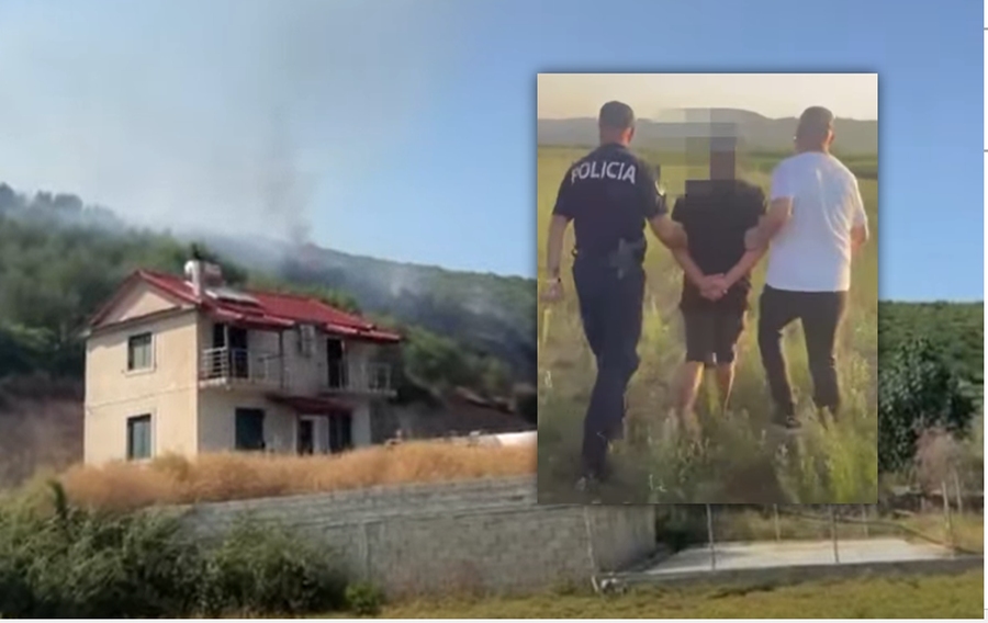 Ndez&euml;n zjarre p&euml;r t&euml; djegur shkurret, arrestohet nj&euml; person!