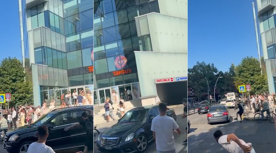 VIDEO/ Deputetët largohen nga Kuvendi, protestuesit gjuajnë me