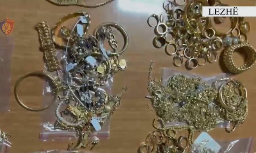 Lezhë, shiste bizhuteri floriri dhe ora të markave luksoze me