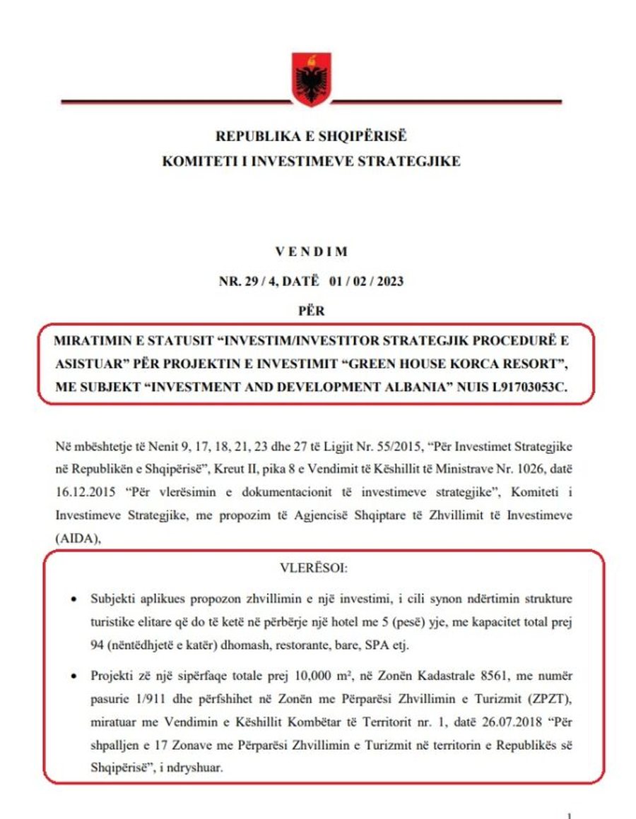Leje dhe tok&euml; falas / Fijet e &ldquo;Grupit Aruba&rdquo; n&euml; hotelin