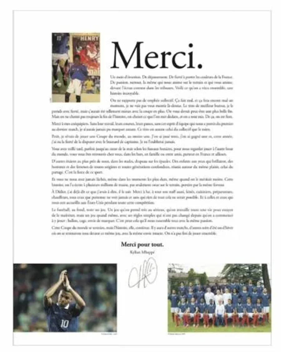 "Do t&euml; na dhemb&euml;", letra e Mbappe pas d&euml;shtimit n&euml;