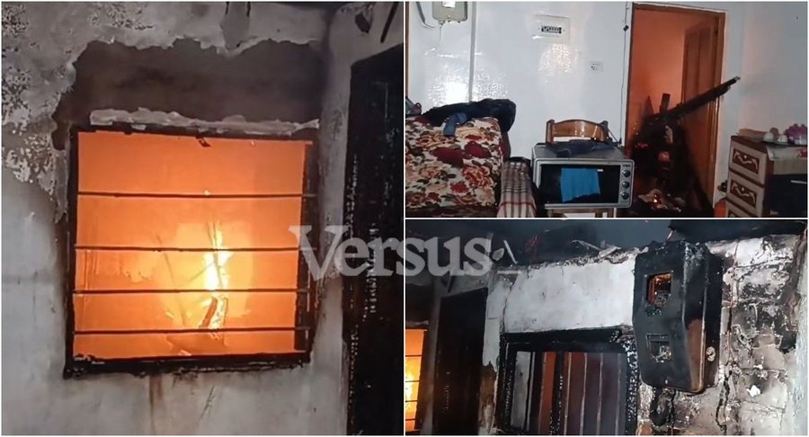 FOTOT/ P&euml;rfshihen nga flak&euml;t tre banesa n&euml; Lushnje, nj&euml;