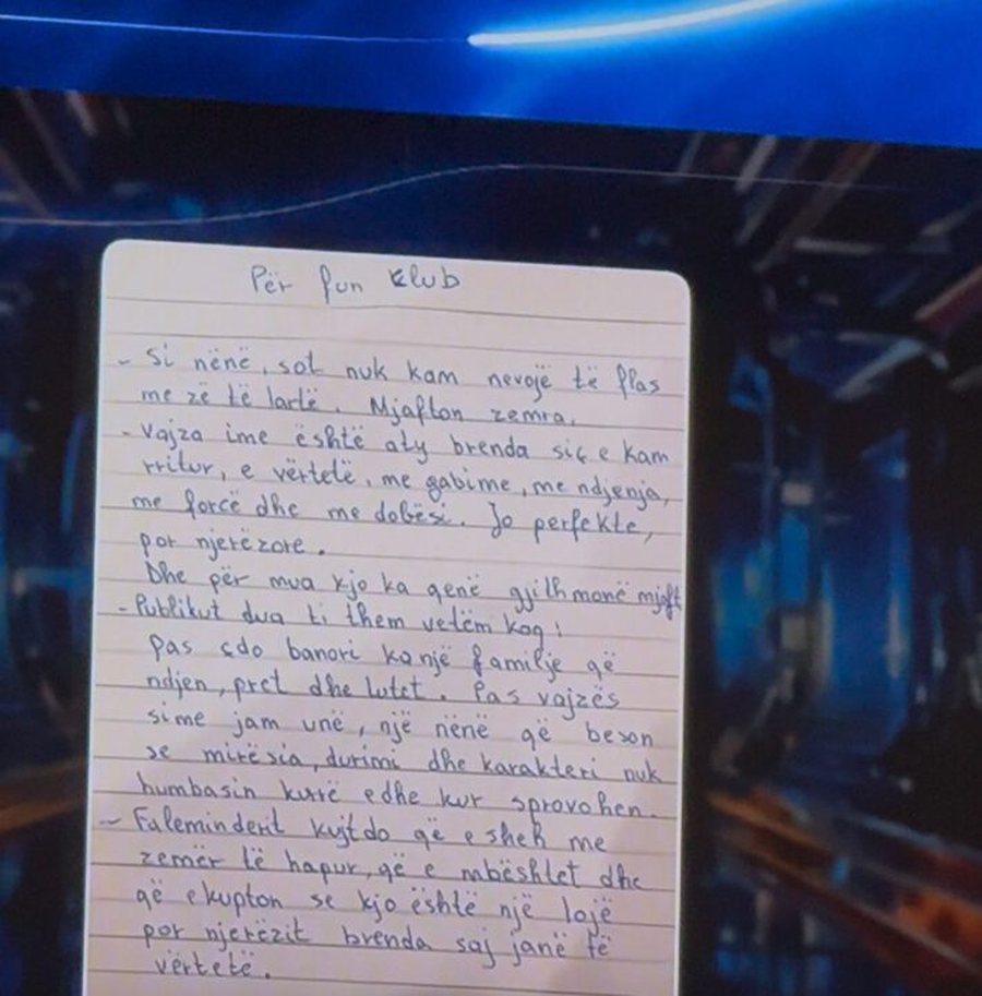 "Mjafton zemra...!&rdquo; &ndash; N&euml;na e In&euml;s s&euml;