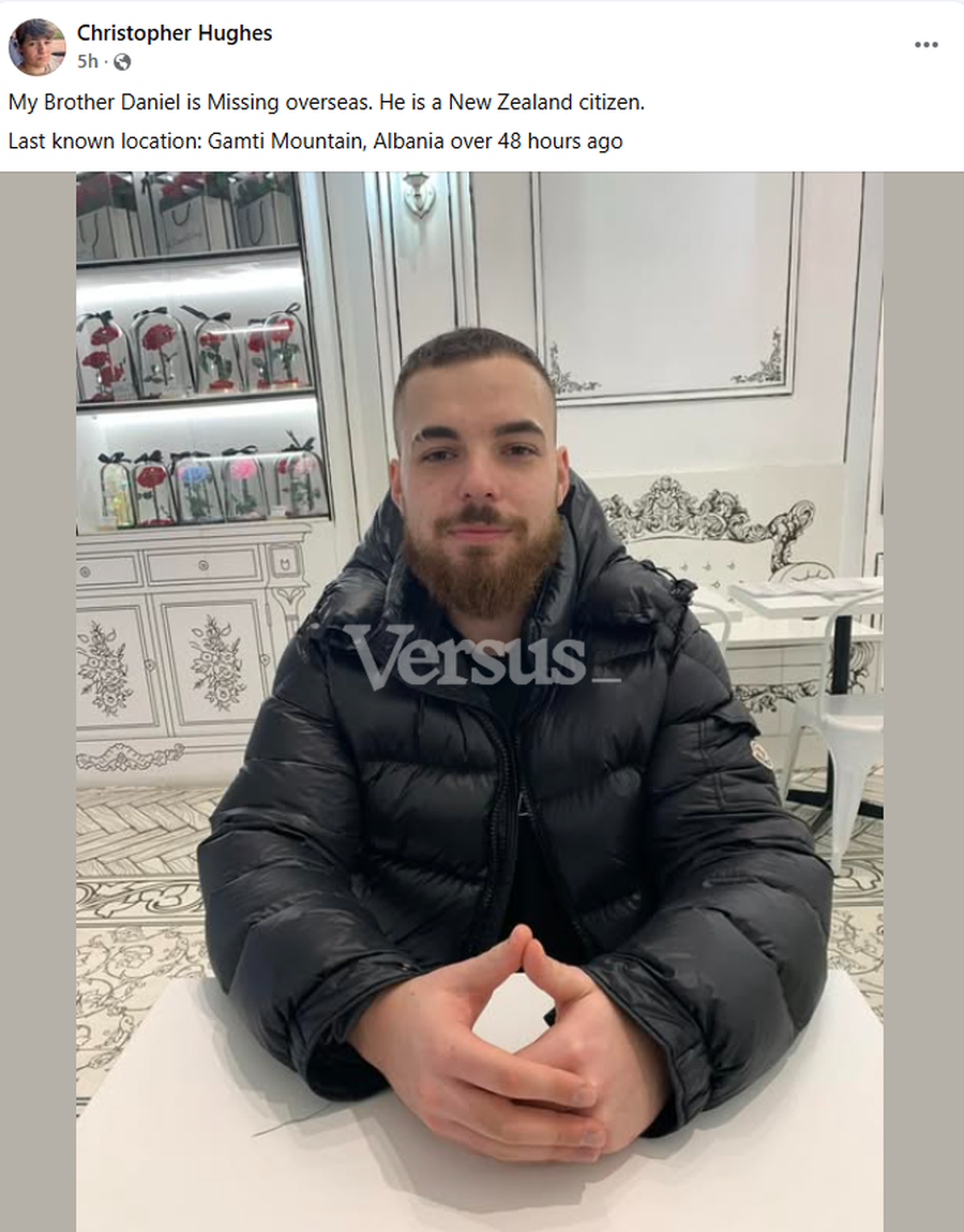 Turisti nga Zelanda e Re zhduket n&euml; malin e Kruj&euml;s, v&euml;llai i tij: