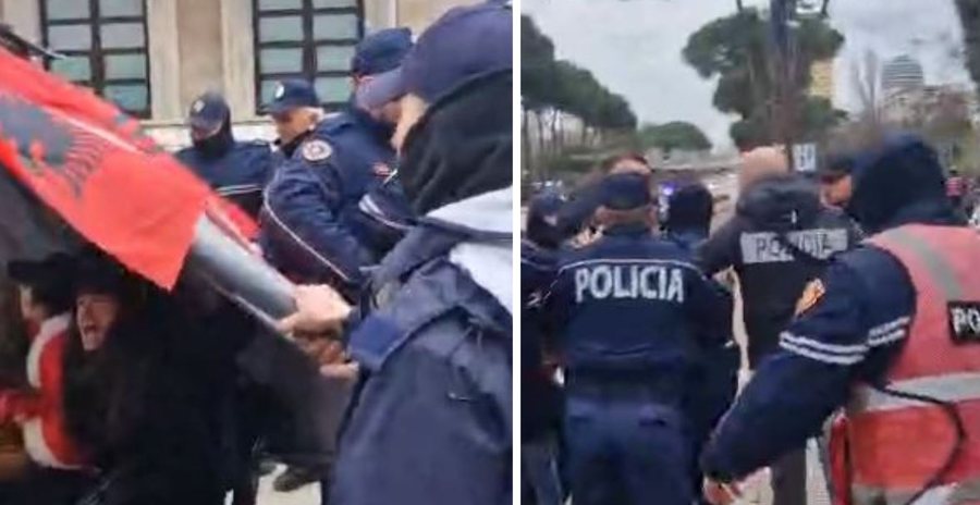 Përplasje para Kryeministrisë, policia heq çadrat e