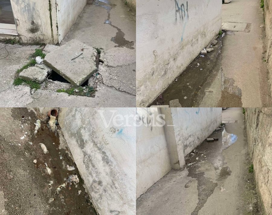 Skandal n&euml; Vlor&euml;/ Uj&euml;rat e zeza derdhen n&euml; ambient t&euml;