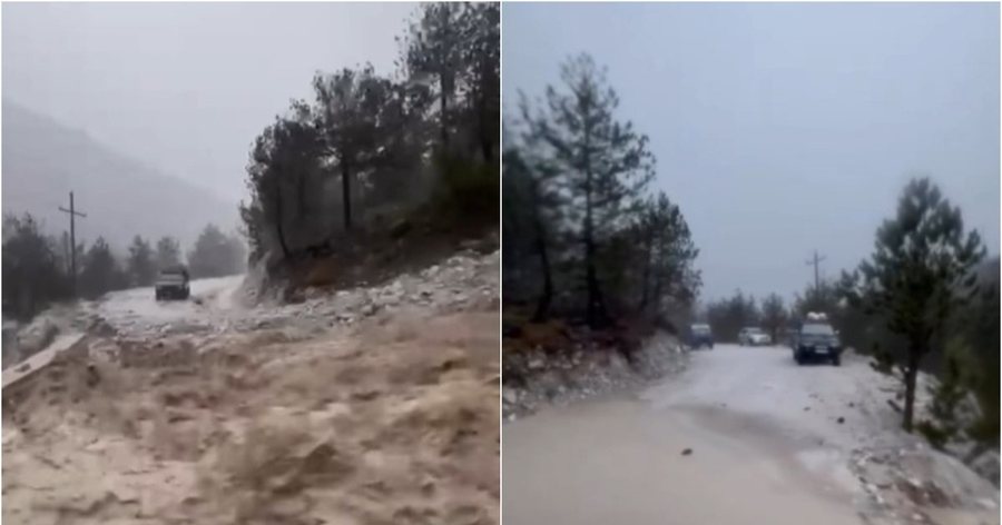 Shembet masivi me inerte në Shkodër, bllokohen pesë makina dhe