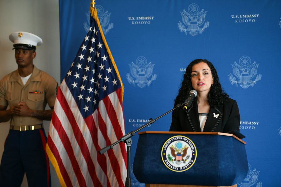 Vjosa Osmani: "Keqardhje për vendimin e ShBA-së për