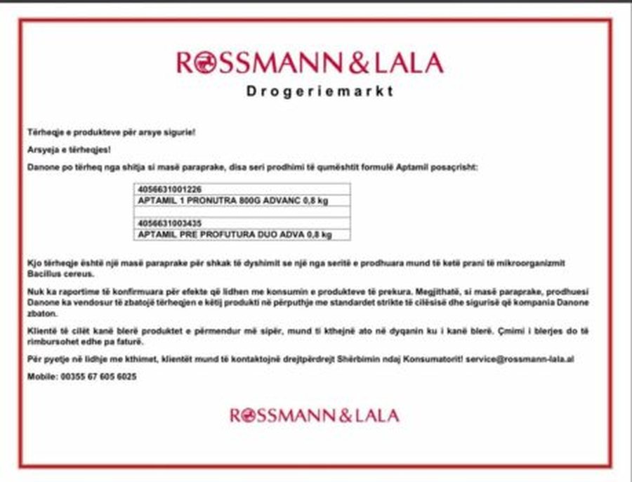 Pas ultimatumit t&euml; AKU-s&euml;, firma t&euml;rheq nga tregu t&euml; gjitha