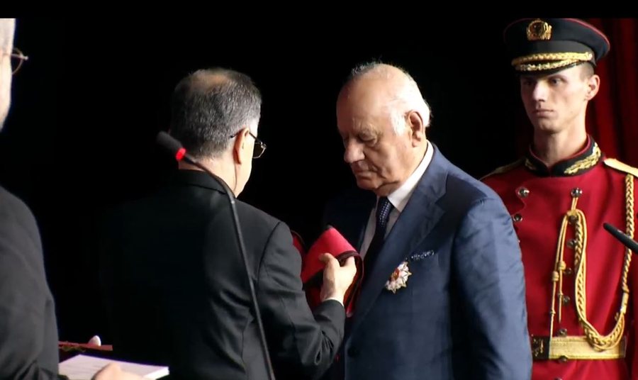 100-vjetori i “Urdhrit të Skënderbeut”, Alfred Moisiu